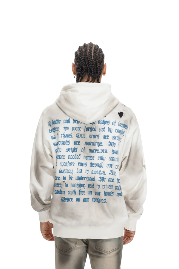 TRNCHS | Divine War Hoodie (White)