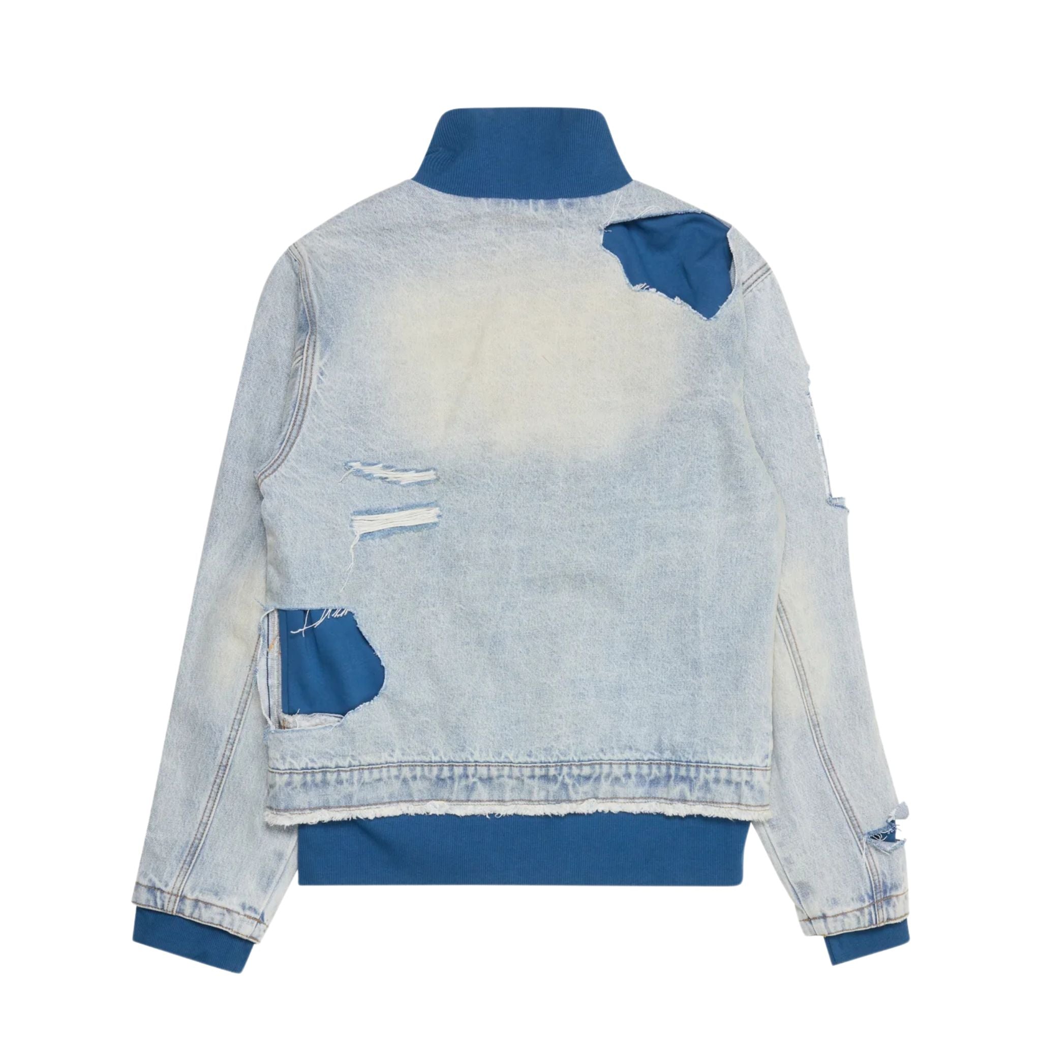 6thNBRHD JACKET "STRIPES" VINTAGE WASH (Blue)