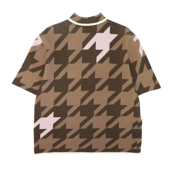 FREE REFILLS CHECKS JACQUARD BUTTON UP