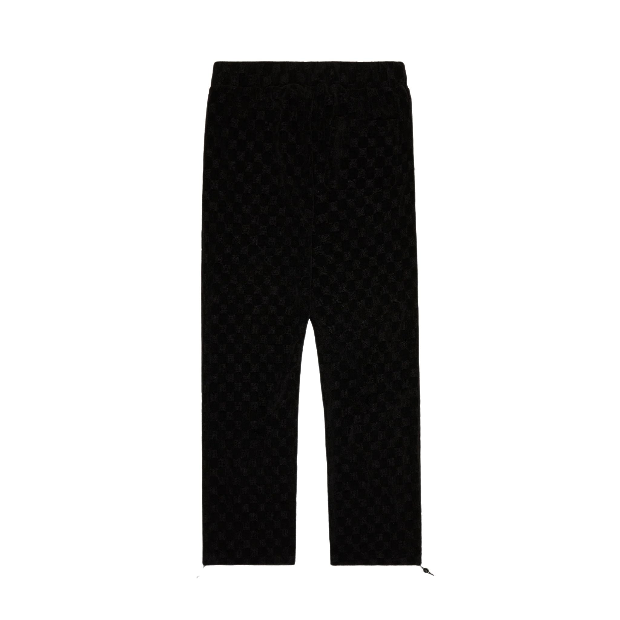 SILNT CHPTRS "Checkmate" Black Velvet Joggers