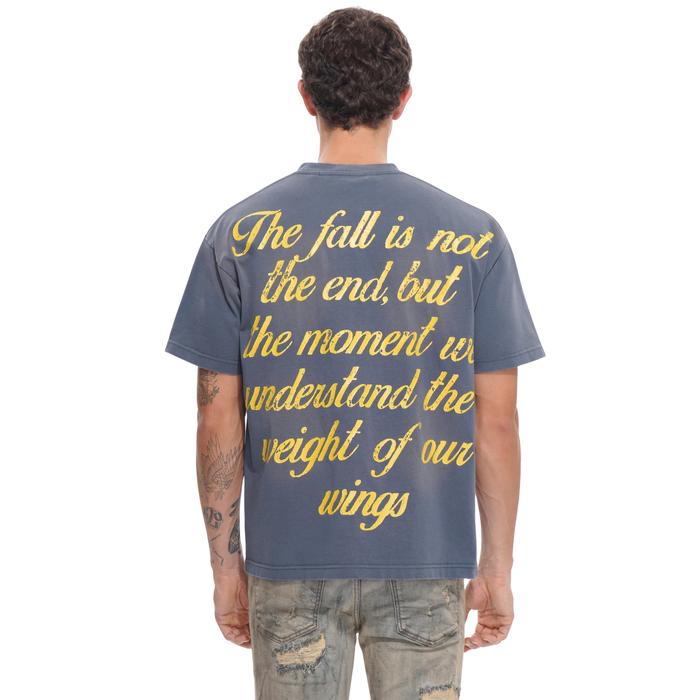 TRNCHS Weight Of Wings Navy Blue Tee