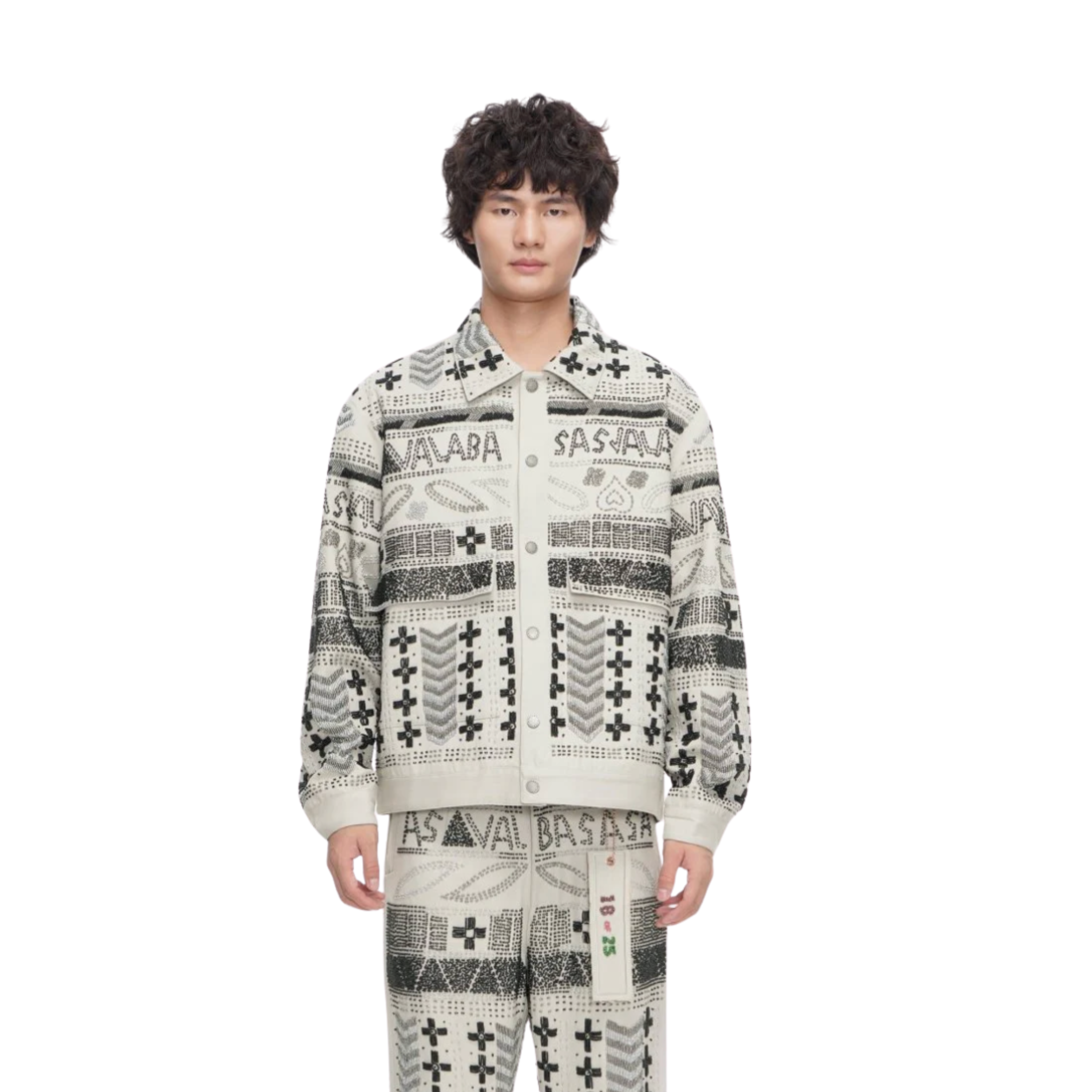 VALABASAS | Time Black Multi Hand Beaded