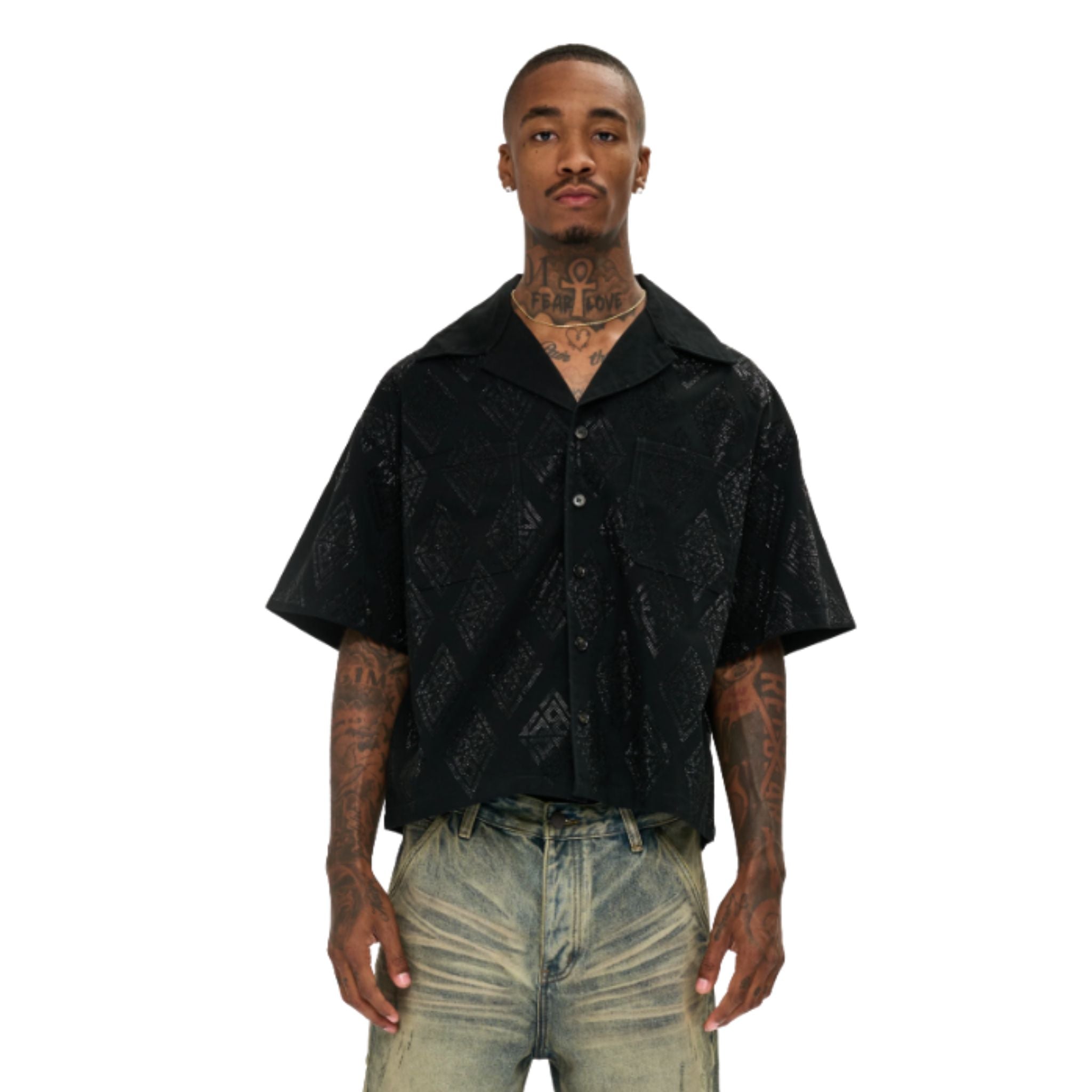 VALABASAS Uplift Button Down White