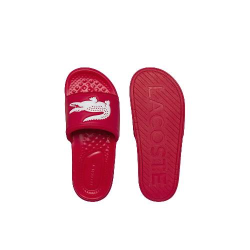 Lacoste Croco Dualiste Sliders Black