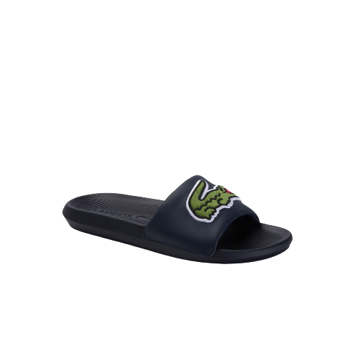 Lacoste Men's Croco Synthetic and PU Slides
