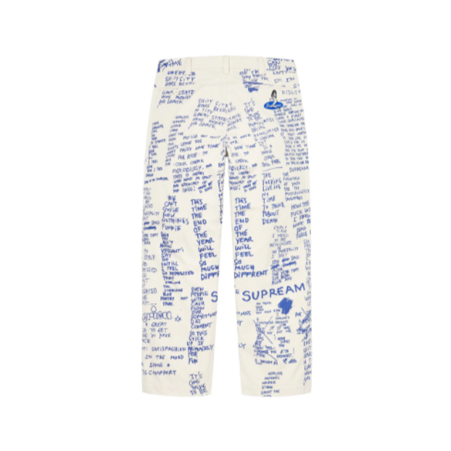 SUPREME GONZ POEMS CHINO PANT