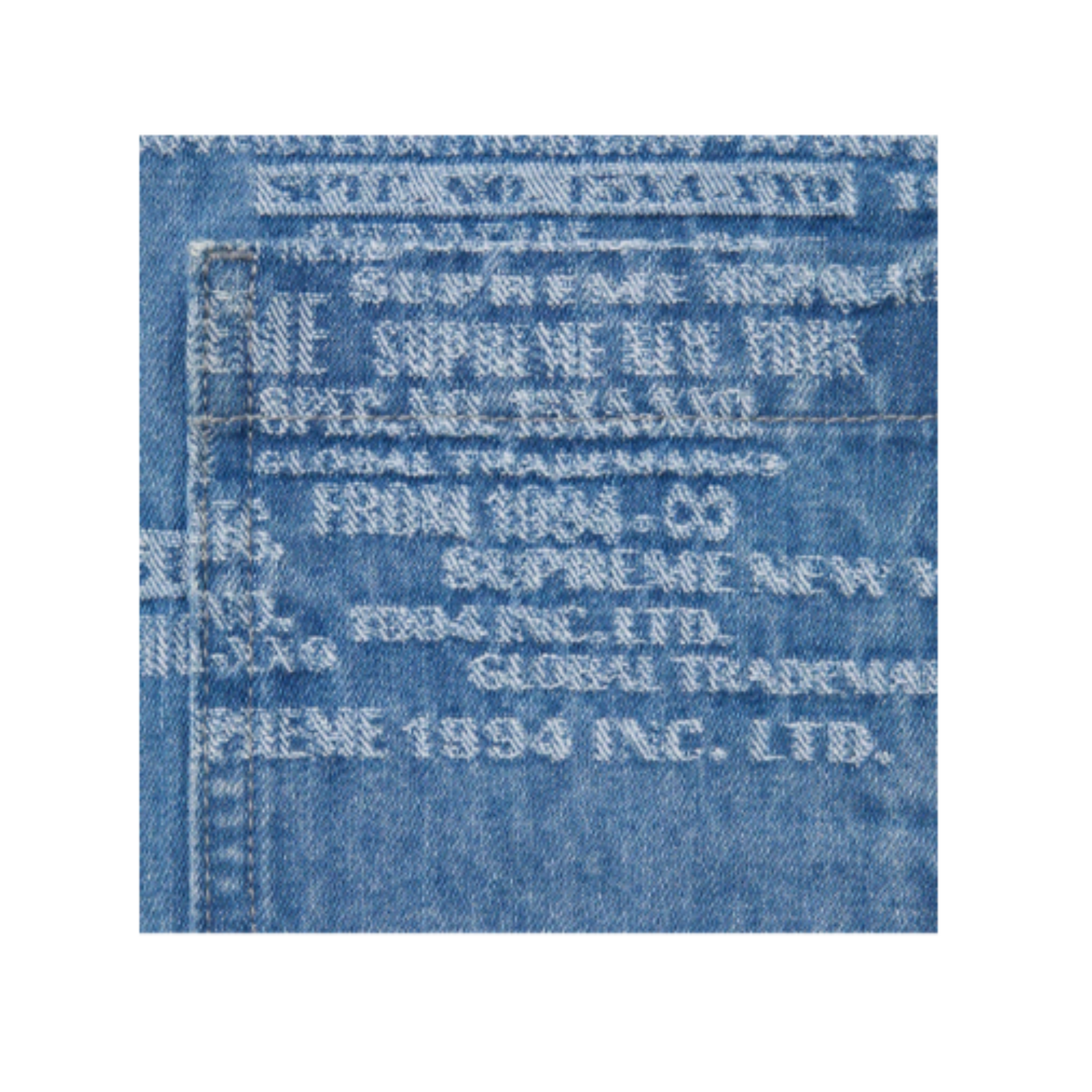 supreme jacquard denim jersey