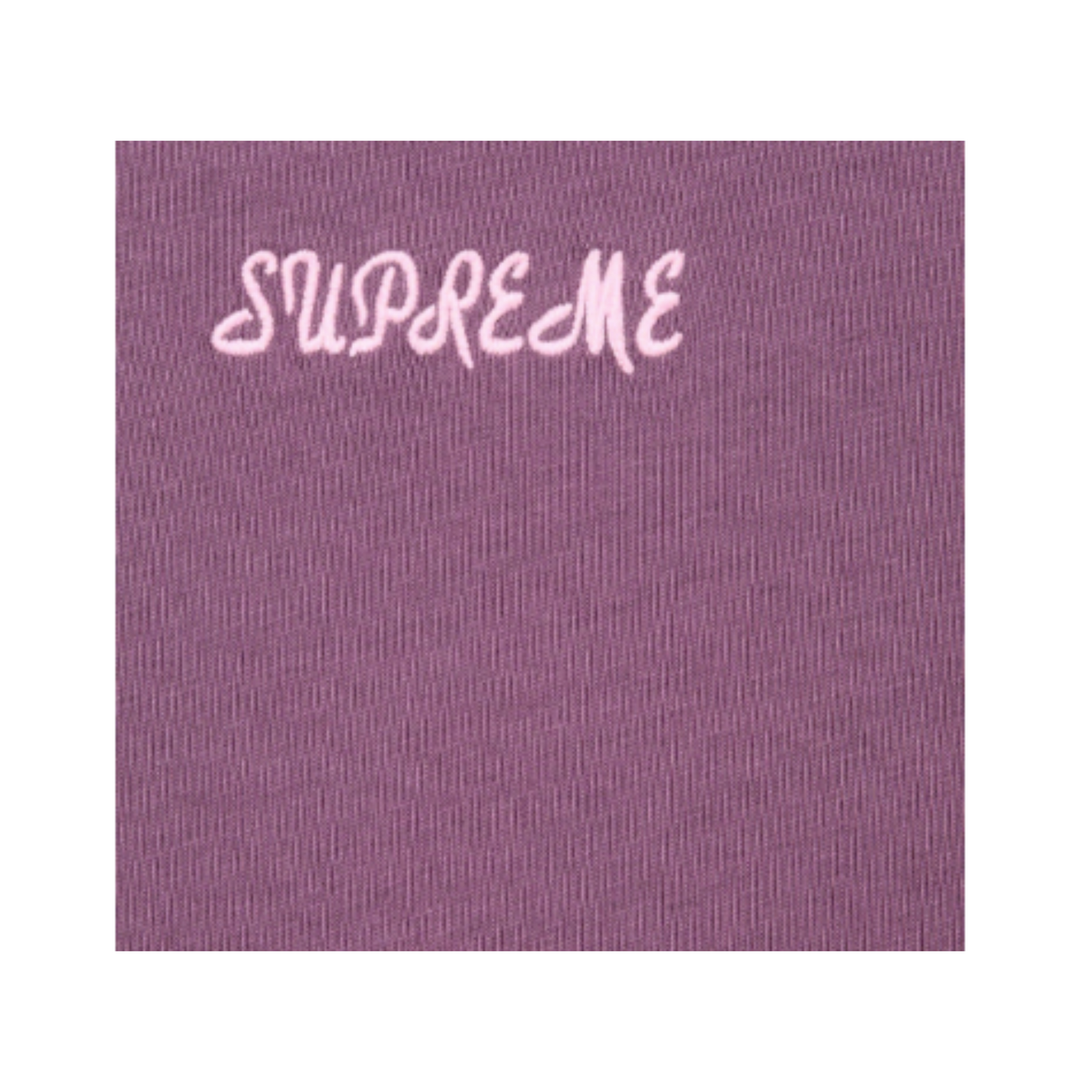 SUPREME Washed Script Short-Sleeve Top 'Purple'