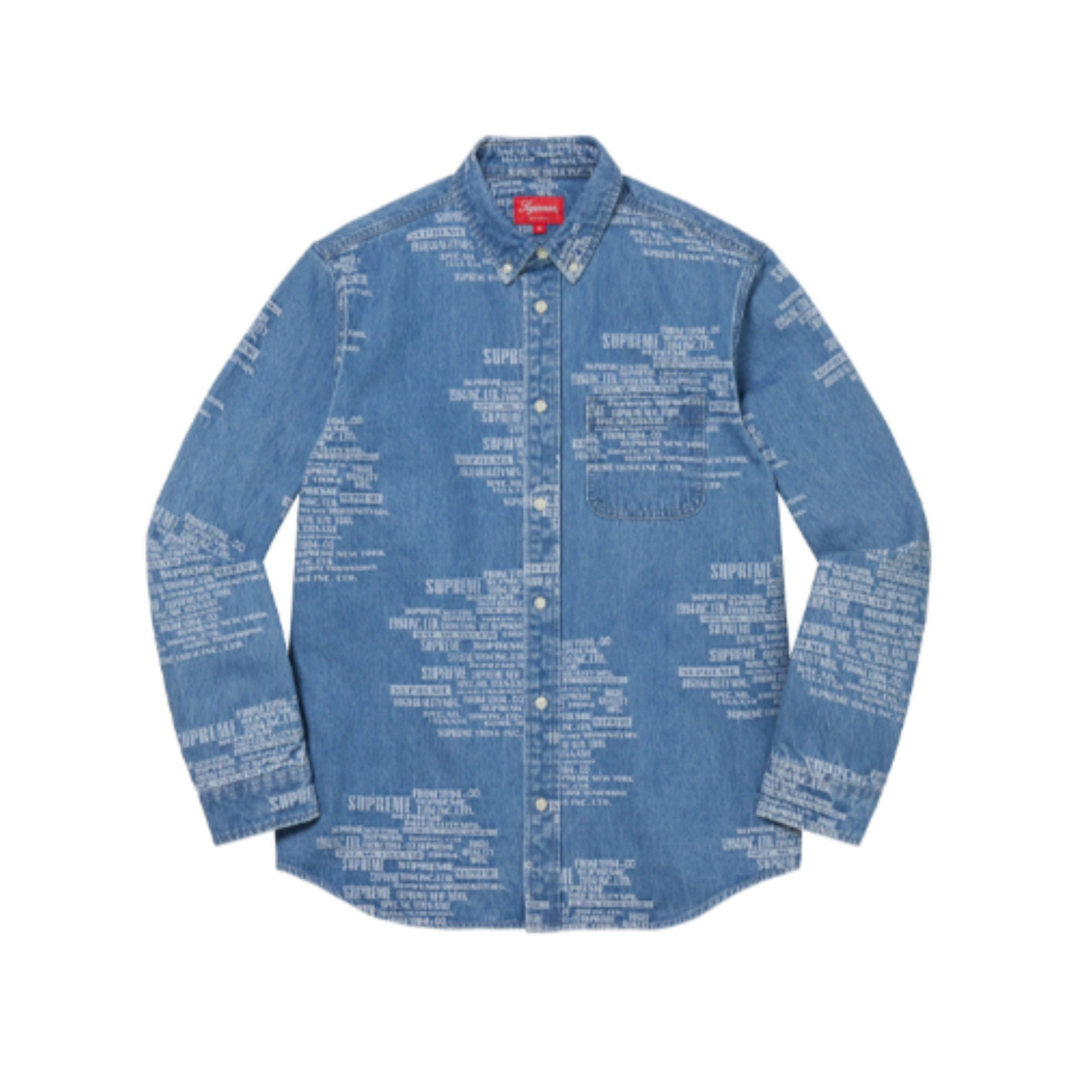 Supreme Jacquard Denim Shirt