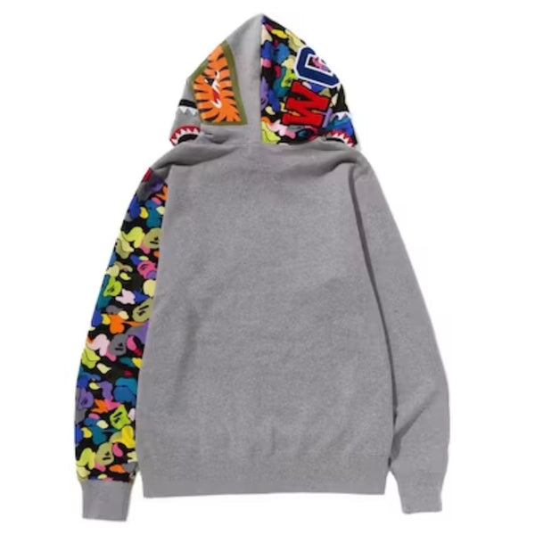 BAPE | Multi Camo NYC Logo Shark Hoodie