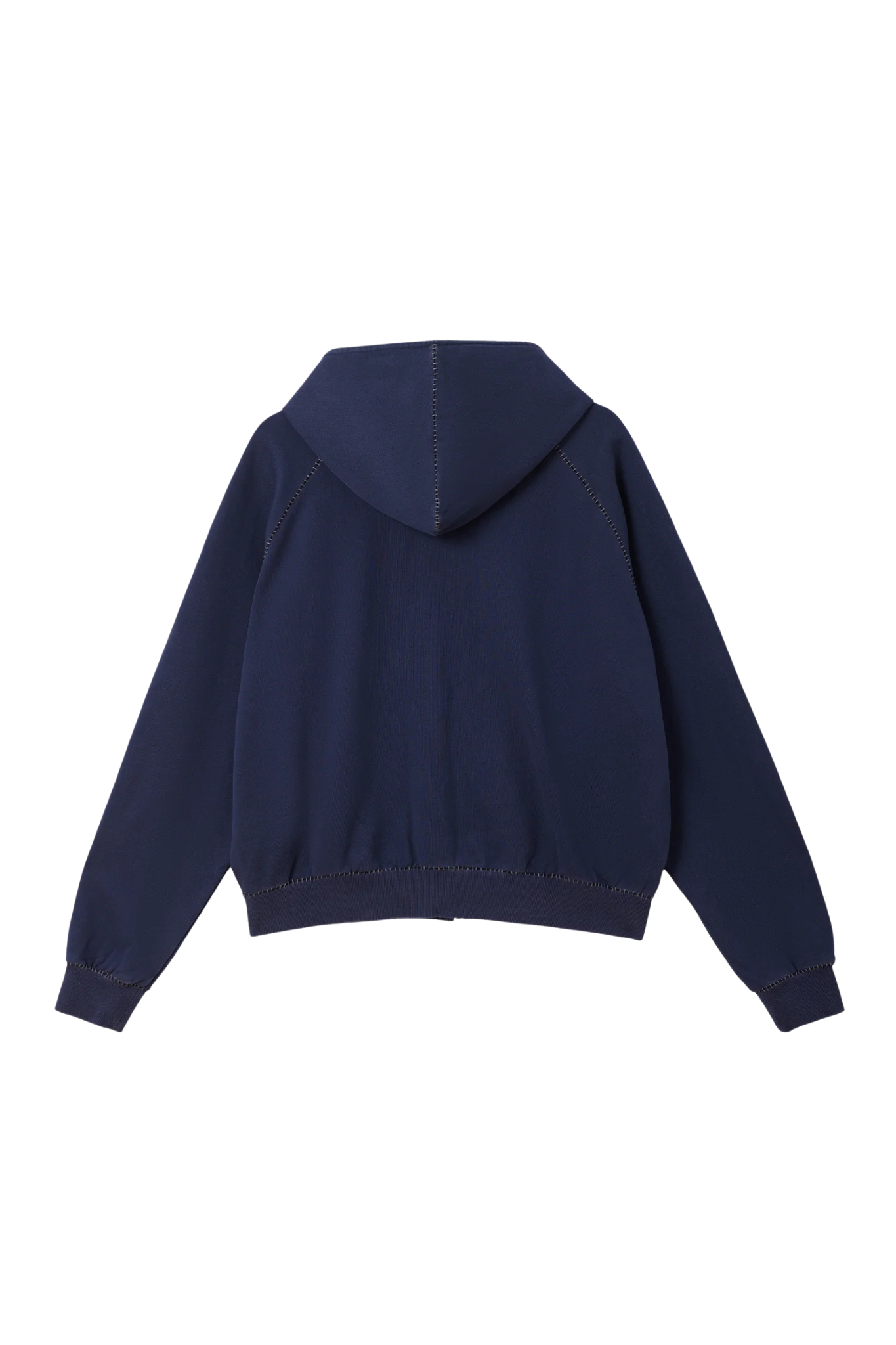 CACTUS | Blanket Stitch Zip-Up Hoodie