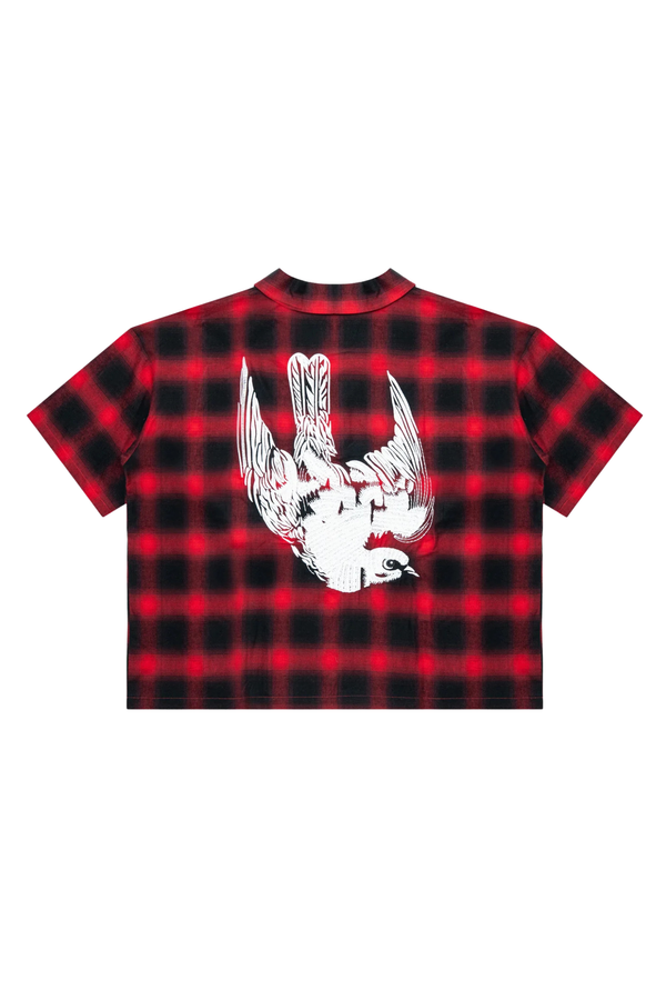 FREE REFILLS | Shadow Plaid Zip Shirt