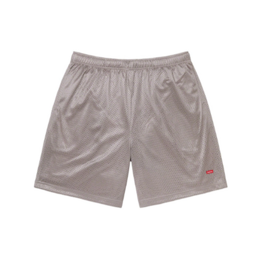 SUPREME Small Box Baggy Mesh Short 'Grey'