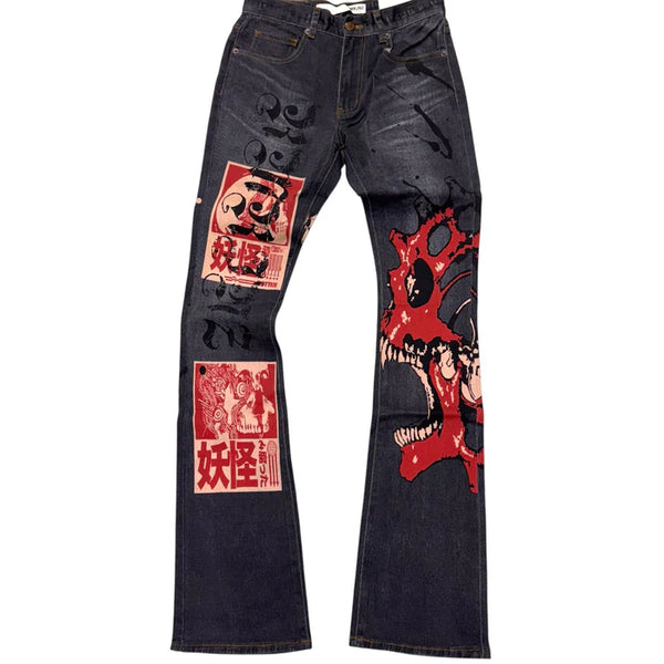 ARMOR JEANS | RM200SK Digital Print Stacked Jeans