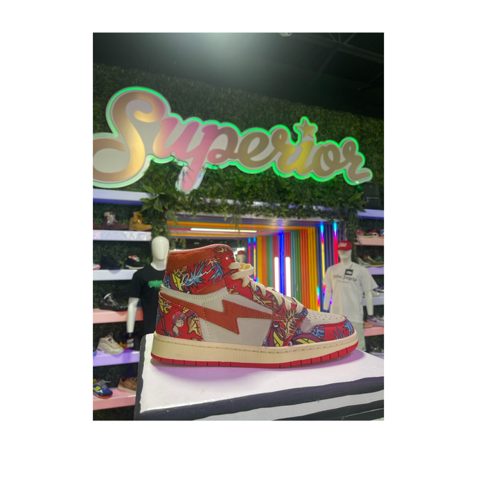 KOOL KIY 'SALMON/ ECRU APE '