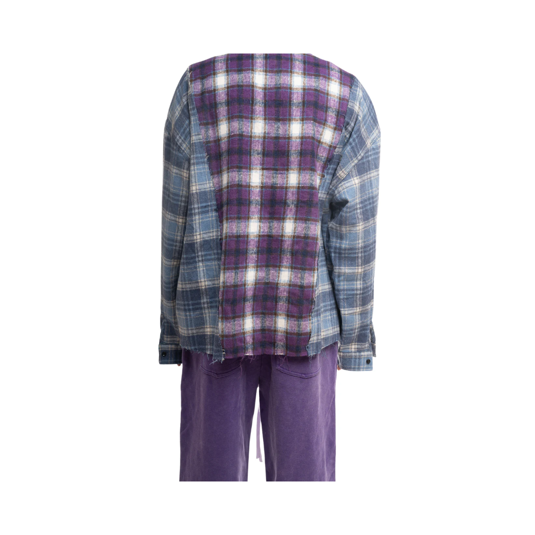 DON'T LET MOM FIND OUT CHENILLE BOY FLANNEL PURPLE