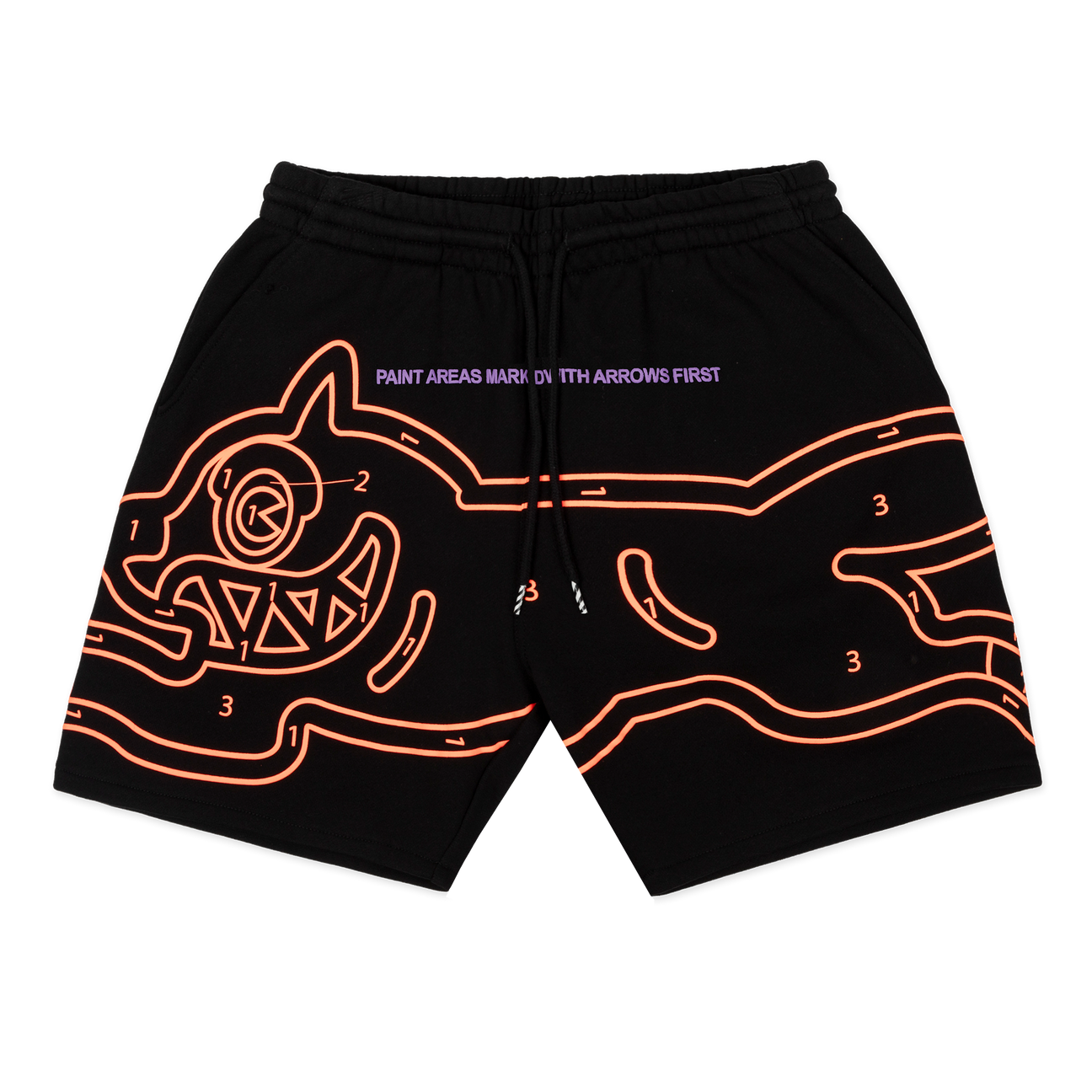 ICE CREAM OVER AND OUT SHORT