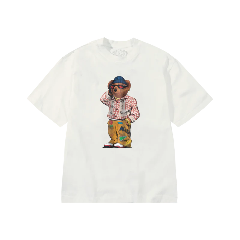Market Folk Fitted Bear Tee