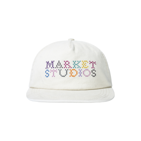 Market Needlepoint 5-panel Hat