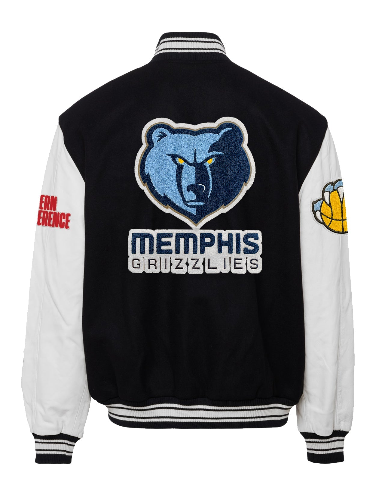 MEMPHIS GRIZZLIES WOOL & LEATHER JACKET