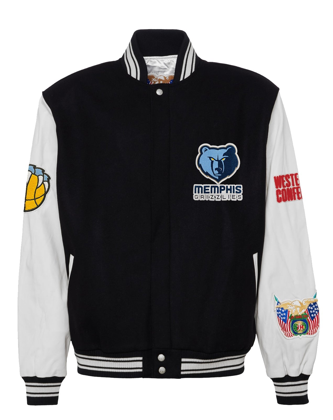 MEMPHIS GRIZZLIES WOOL & LEATHER JACKET