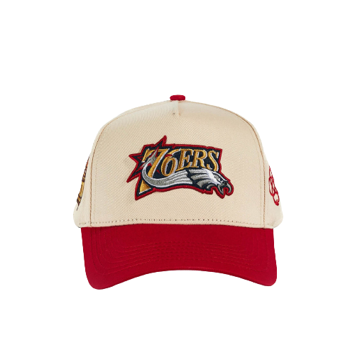 REFERENCE EAGLERS HAT CREAM/RED