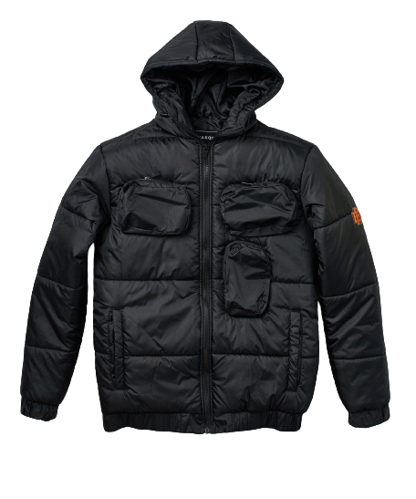REASON Black Diamond Puffer Jacket Regular price