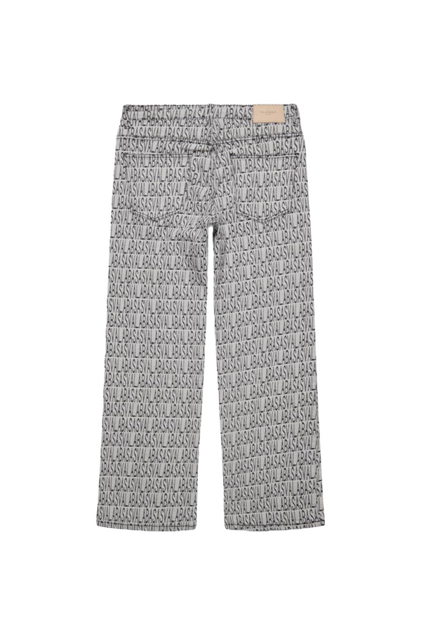 VALABASAS | Imprint Baggy Denim Jean (Black/White)