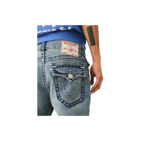 TRUE RELIGION RICKY SUPER T FLAP STRAIGHT JEAN