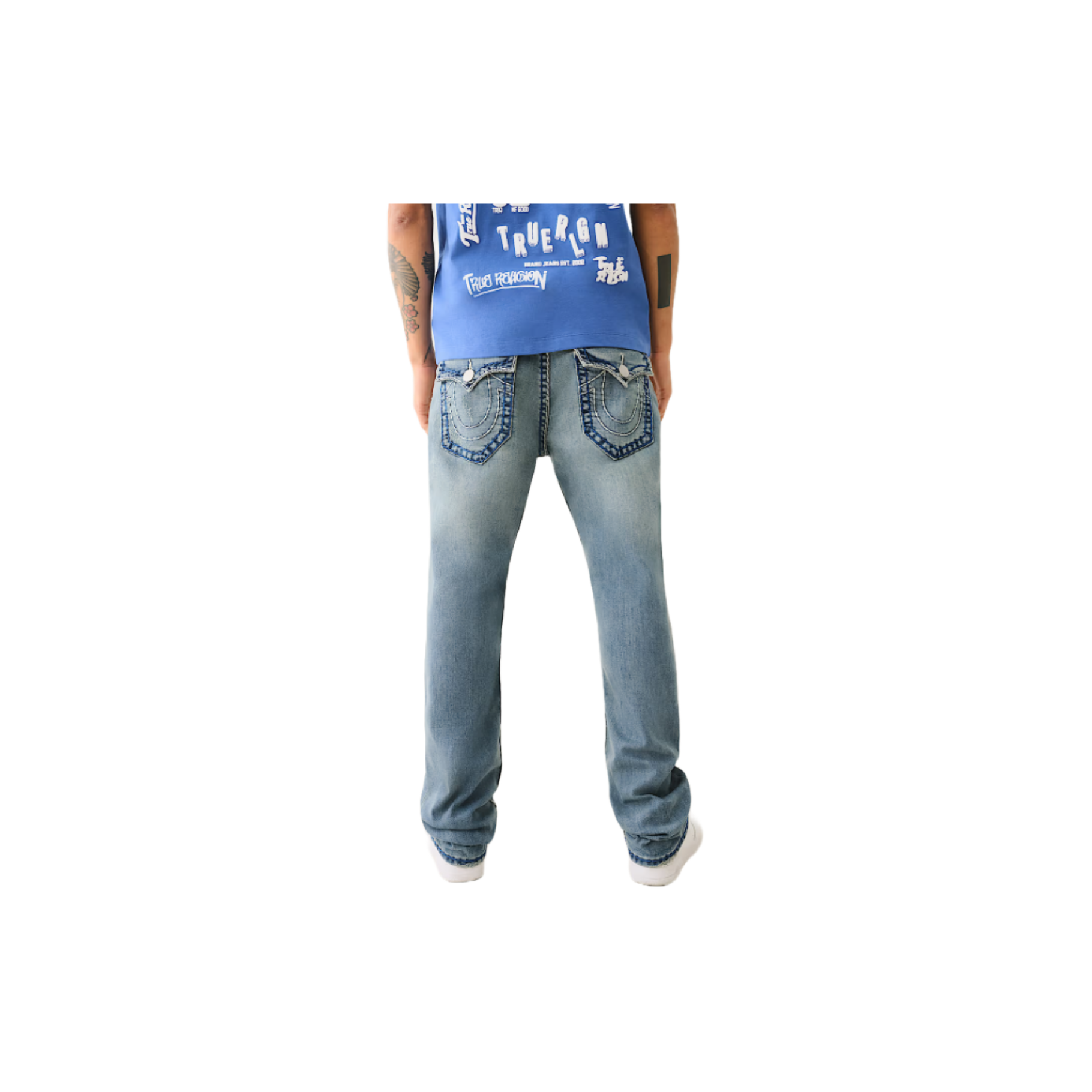 TRUE RELIGION RICKY SUPER T FLAP STRAIGHT JEAN