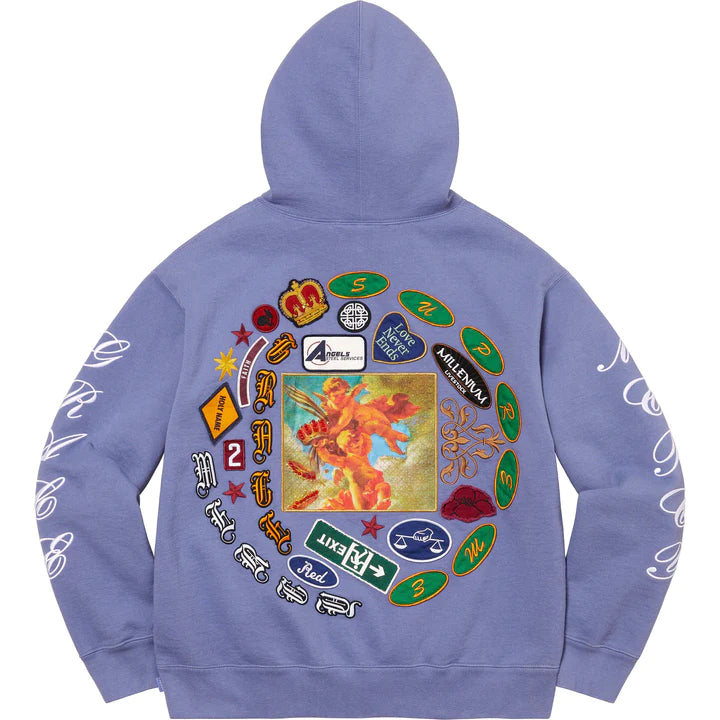 SUPREME Patches Spiral Hoodie