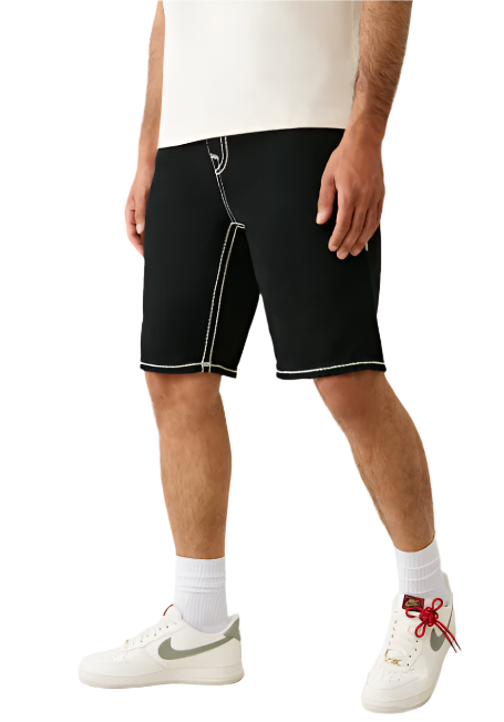 TRUE RELIGION BOBBY FLAP ROPE STITCH SHORT
