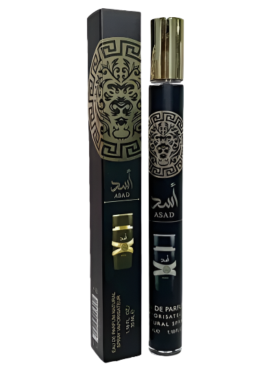 Yara Lataffa ASAD Eau De Parfume Spray 1.18 Fl Oz Travel Size