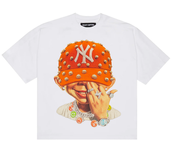 Orange Hat Graphic Tee