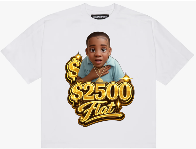 $2500 Flat graphic Tee