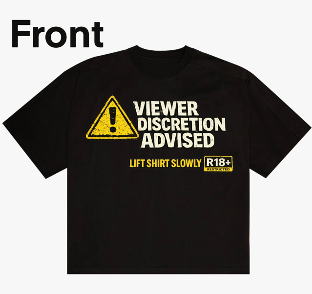 Viewer Discretion Graphis Tee