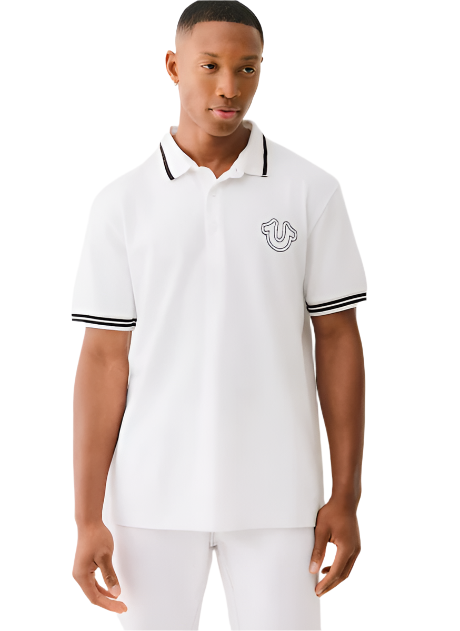 TRUE RELIGION BIG T HORSESHOE POLO