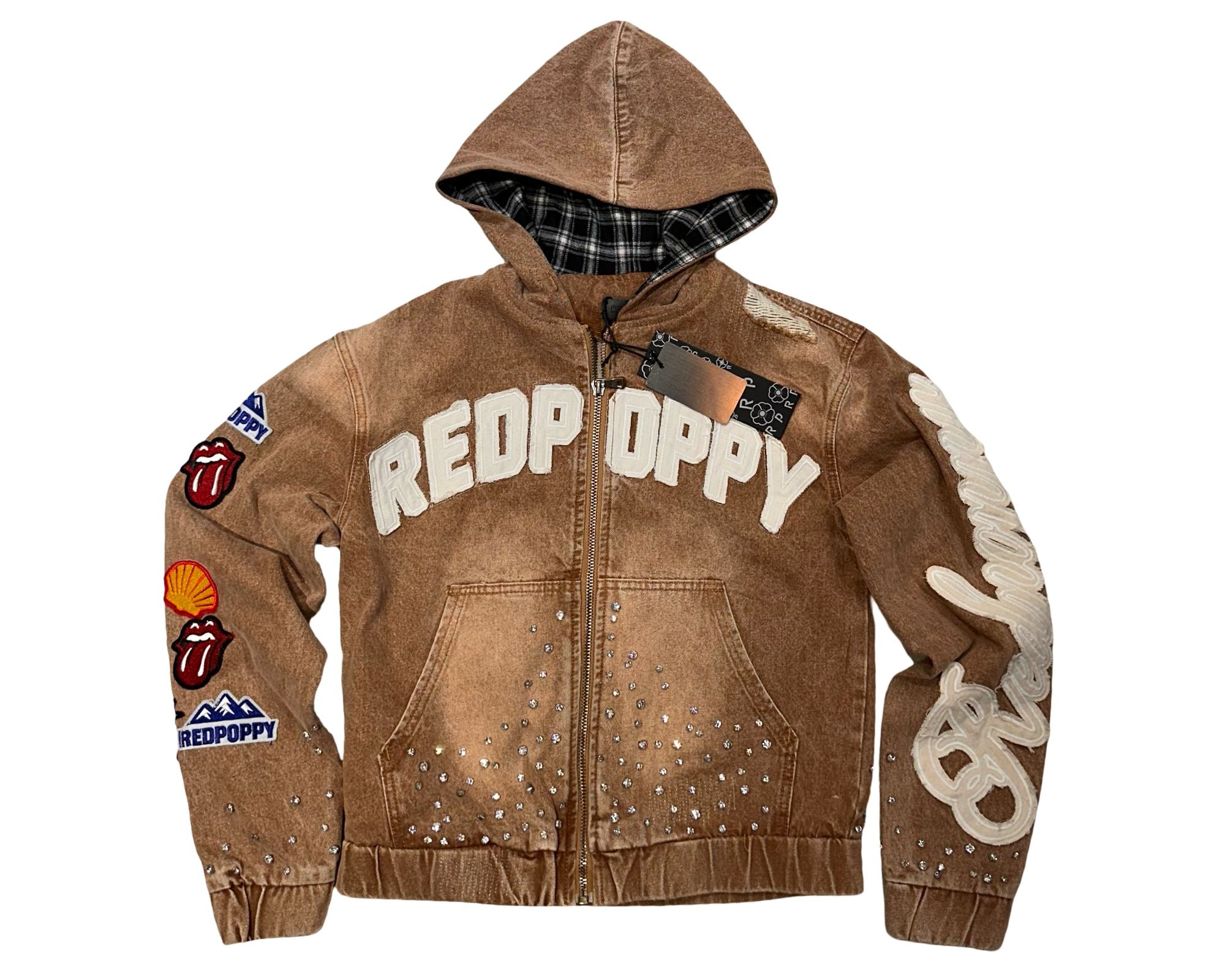 Red Poppy Brown Jacket