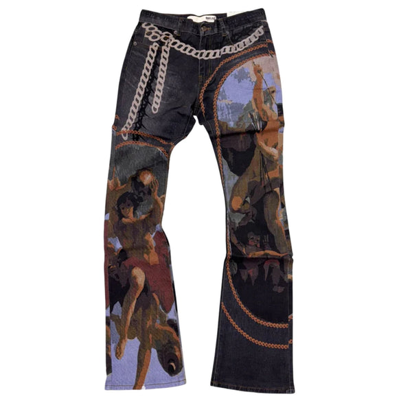 ARMOR JEANS | RM202SK Digital Print Stacked Jeans