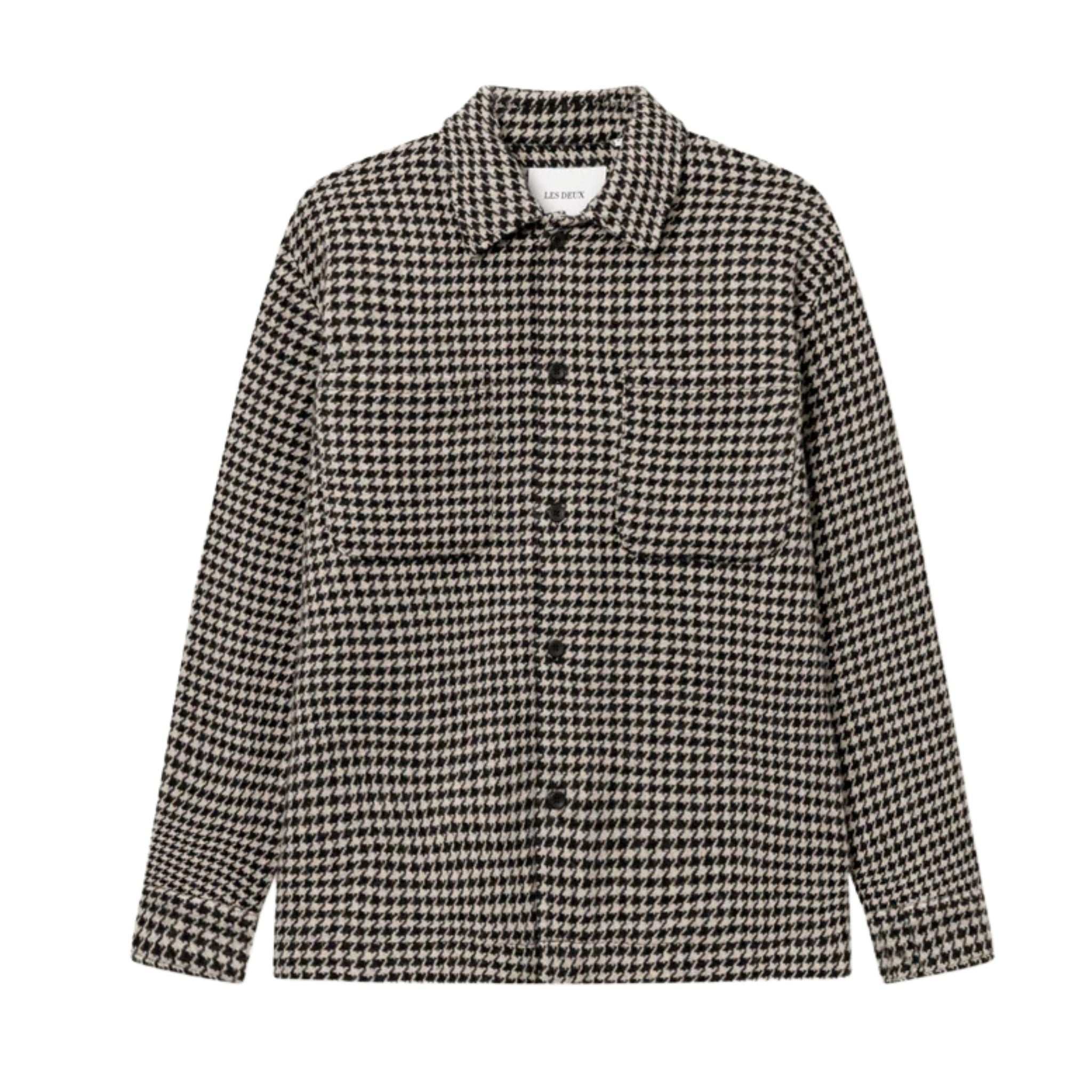 LES DEUX MILIAN HONDSTOOTH OVERSHIRT