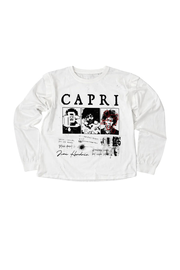 PROJECT CAPRI | Capri White Long Sleeve