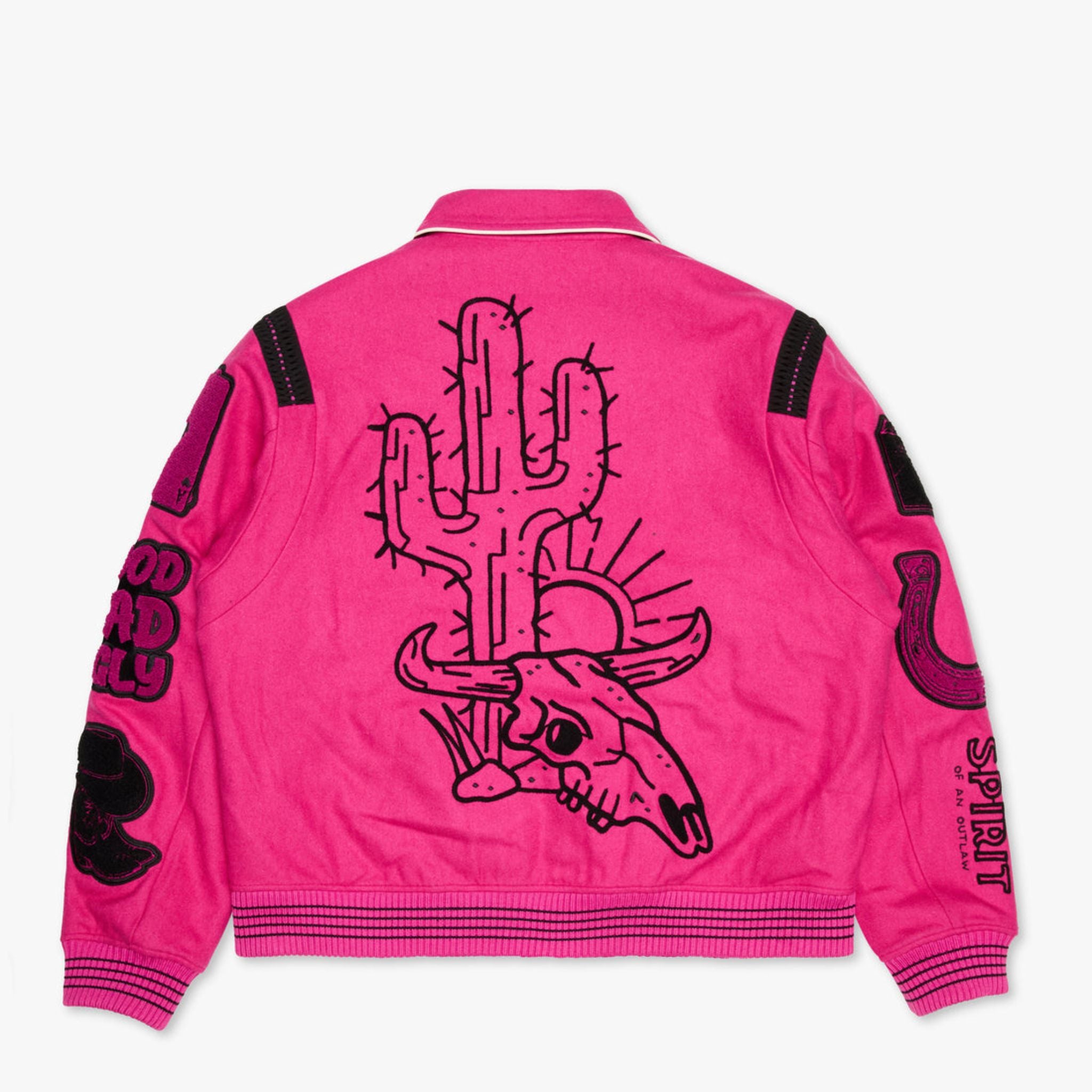VALABASAS WILD BUNCH LETTERMAN JACKET