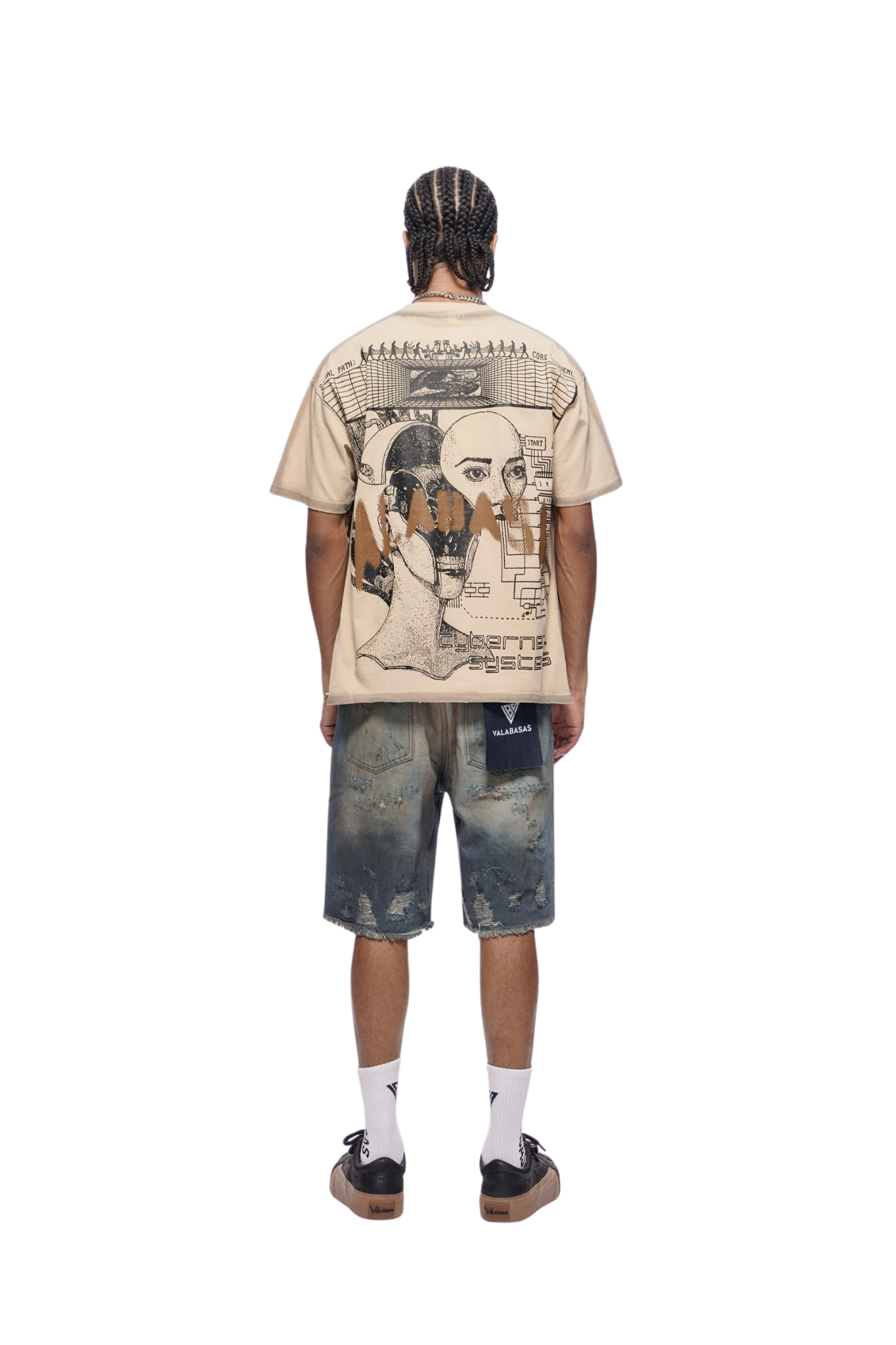 VALABASAS | "Clipped" Denim Shorts