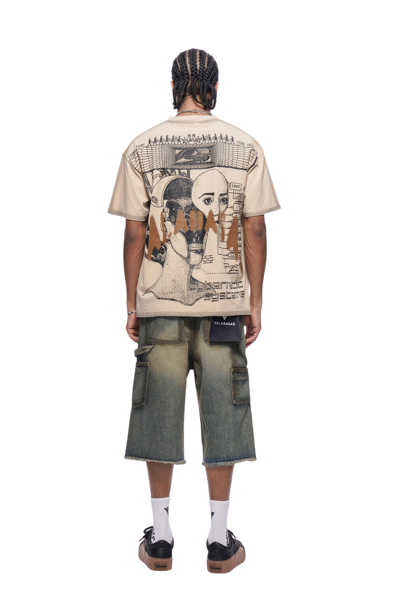 VALABASAS | "Revolt" Baggy Denim Shorts