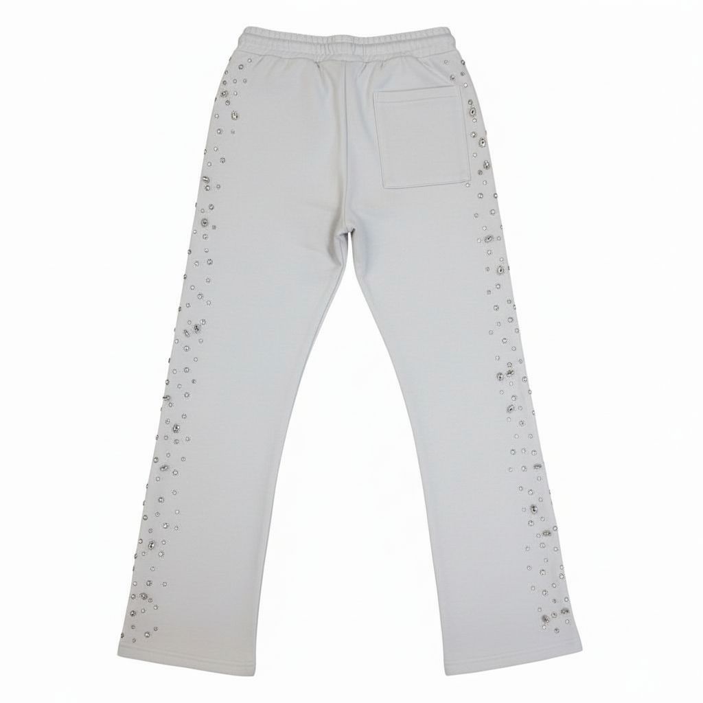 Red Poppy - Men's Sweatpants -  Grey