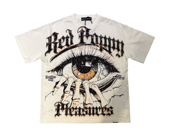Red Poppy T-Shirt - White