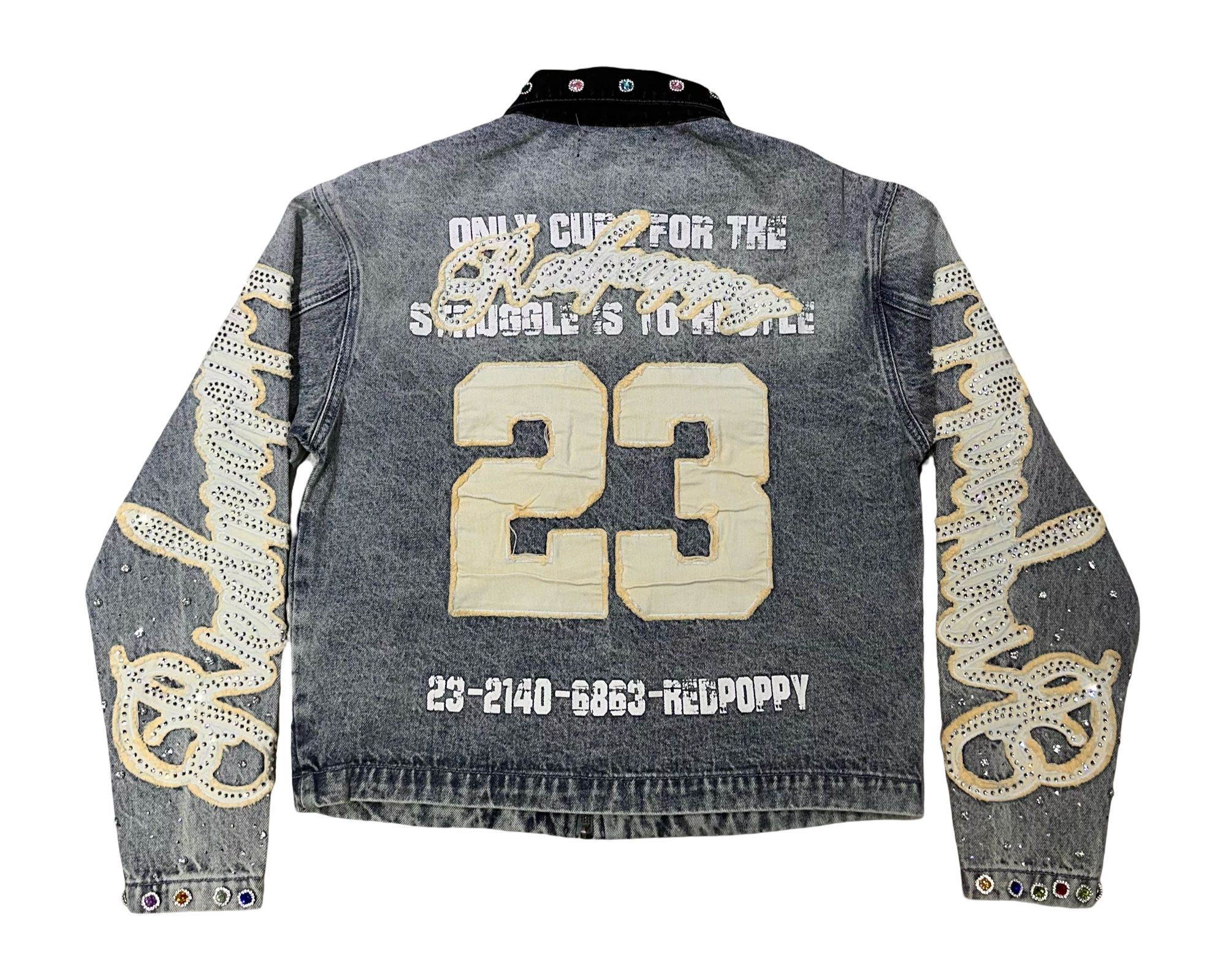 Red Poppy Jacket - Blue Wash