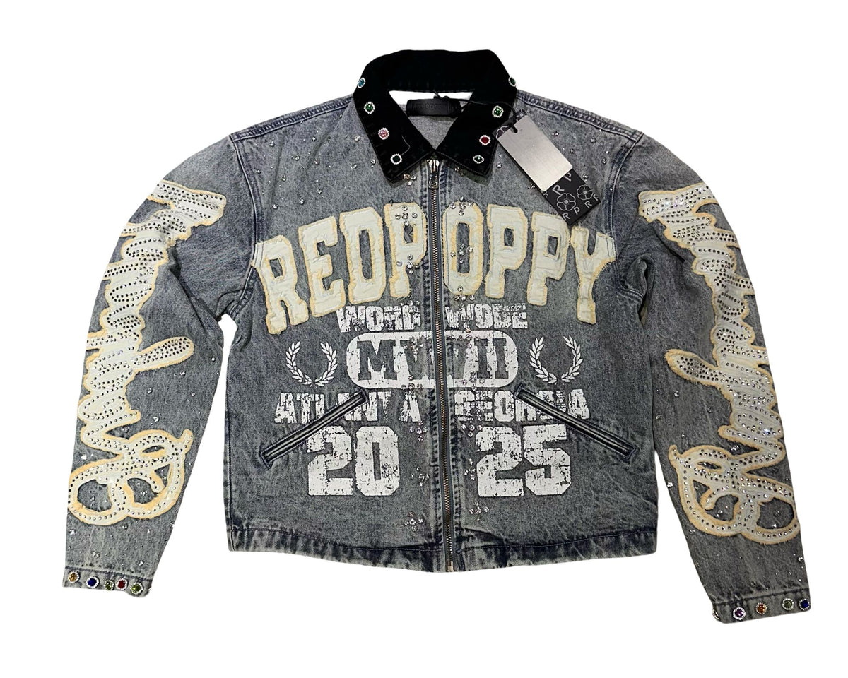 Red Poppy Jacket - Blue Wash