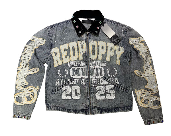 Red Poppy Jacket - Blue Wash