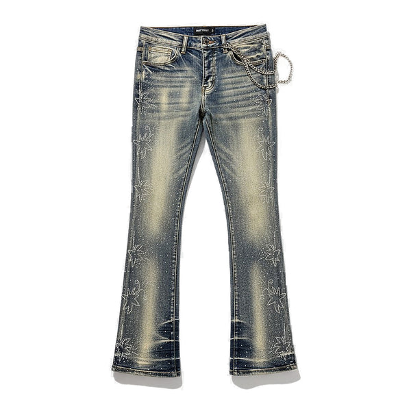 Red Poppy Faded Wash Jeans